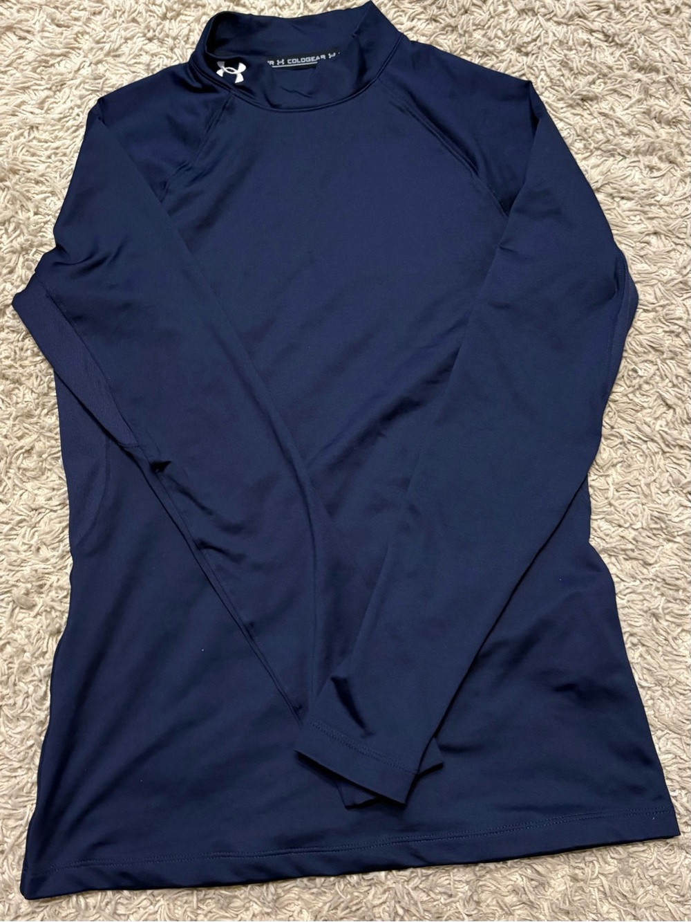 Under Armour Navy Long-Sleeve Compression Top